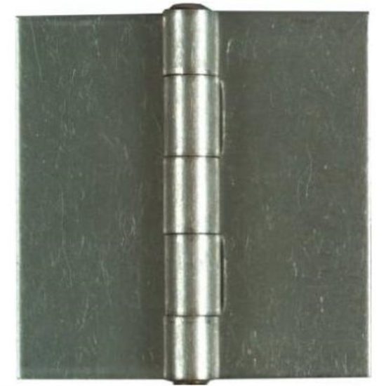 National 3-1/2 In. Square Plain Steel Weldable Door Hinge