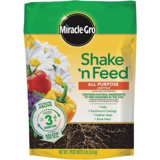 Miracle-Gro Shake 'n Feed 8 Lb. 12-4-8 All-Purpose Dry Plant Food