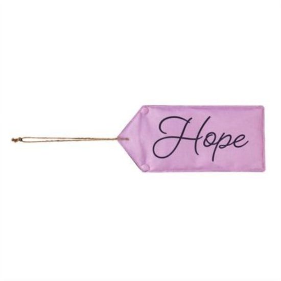 Evergreen Door Decor Hope Door Tag, 18'' x 8'' inches