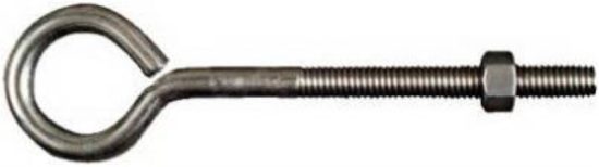 National 3/8 In. x 6 In. Stainless Steel Eye Bolt