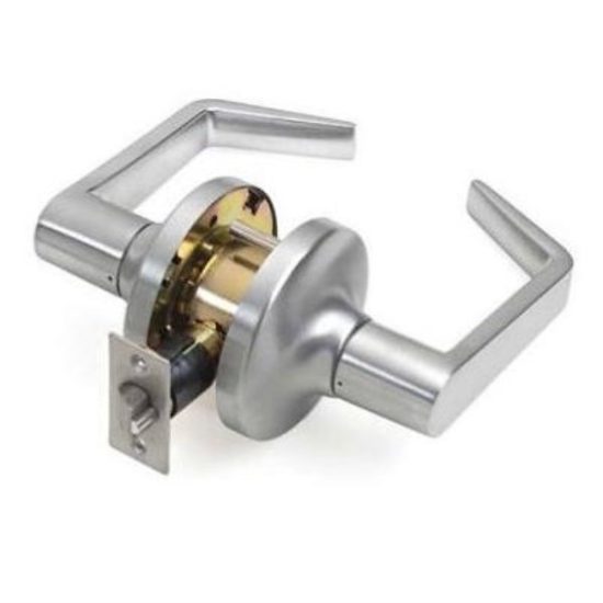 Tell Satin Chrome Passage Door Lever