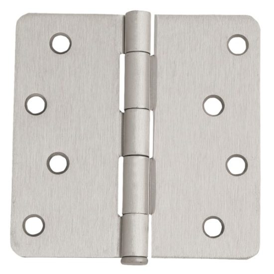 Design House 4 in. L Satin Nickel Door Hinge 1 count