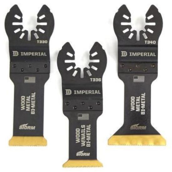 Imperial Blades ONE FIT Storm Oscillating Blade Assortment (3-Piece)