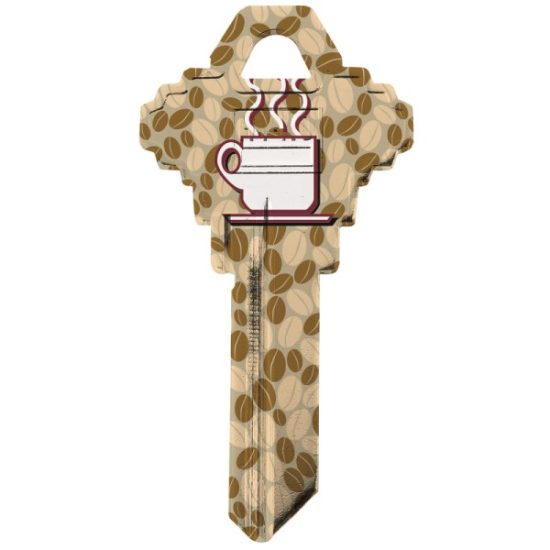 Hy-Ko Coffee Cup House Key Blank Single sided