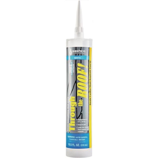 Through the Roof! 10.5 Oz. White Roof Sealant
