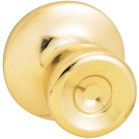 Steel Pro Polished Brass Hall & Closet Door Knob