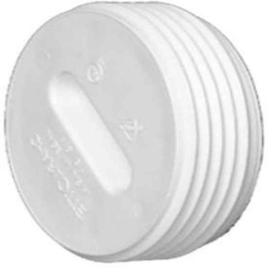 Charlotte Pipe 4 In. Schedule 40 DWV Toe-Saver PVC Floor Plug