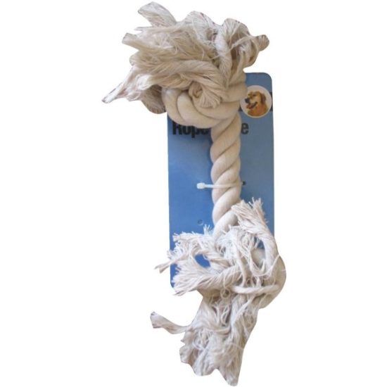 Westminster Pet Ruffin' it Medium White Rope Tug Dog Toy