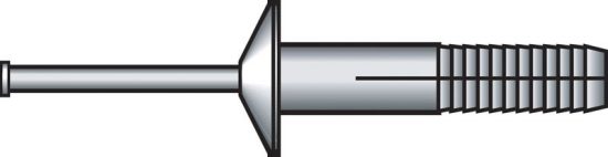 Hillman 1/4 in. Dia. x 3/4 in. L Nylon Truss Head Truss Head Anchor 100 pk