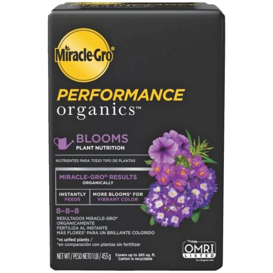 Miracle-Gro Performance Organics 1 Lb. 8-8-8 Plant Food for Bold Blooms