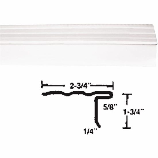 Klauer LL6 Roof Edge Flashing, White