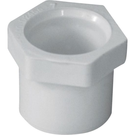 Charlotte Pipe 3 In. SPG x 2-1/2 In. Slip Schedule 40 PVC Bushing