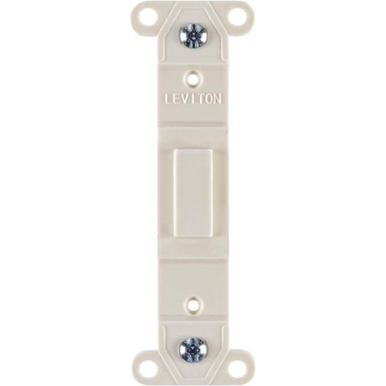 Leviton Light Almond Blank Toggle Wall Plate Insert