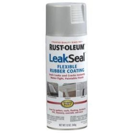 Rust-Oleum LeakSeal 12 Oz. Flexible Rubber Coating, Silver
