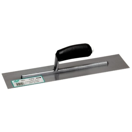 QLT 4 In. x 16 In. Finishing Trowel with Curved Plastic Handle
