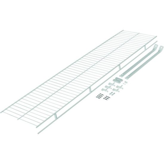 Rubbermaid 4 Ft. Wardrobe Shelving with Hardware