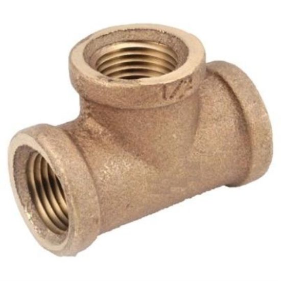 Anderson Metals 3/4 In. Red Brass Threaded Tee