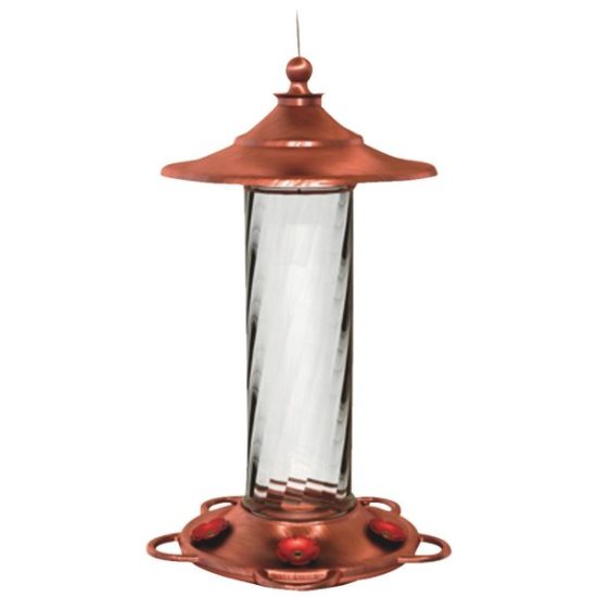 More Birds Prestige 13 Oz. Glass Hummingbird Feeder