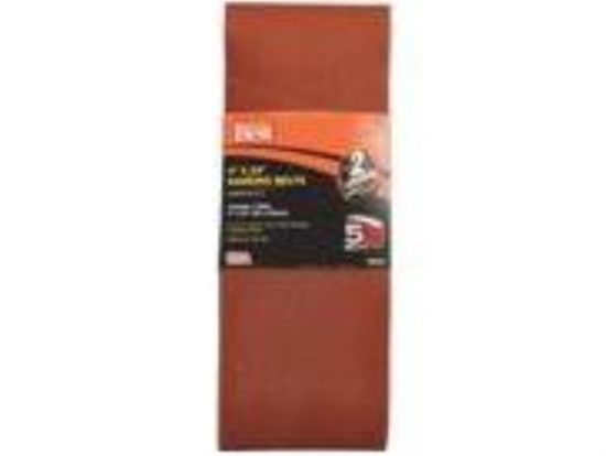 Do it Best 4 In. x 24 In. 80 Grit Dual Direction Sanding Belt (5-Pack)