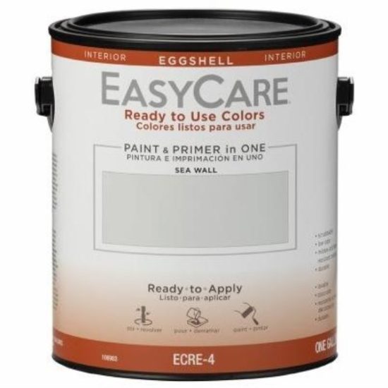 Ready To Use Interior Paint & Primer In One, Eggshell Acrylic, Sea Wall, 1-Gallon