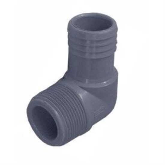 Boshart 1-1/4 In. Male 90 Deg. Polypropylene Insert Elbow (1/4 Bend)