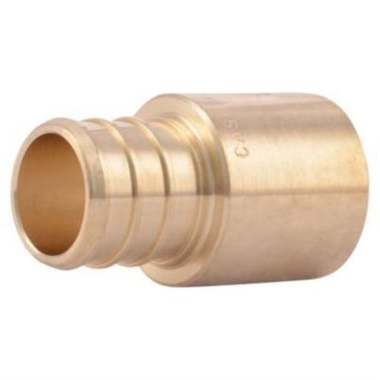 SharkBite 3/4 In. Male Sweat x 3/4 In. CF Brass PEX Adapter