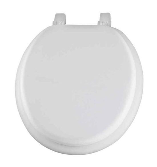 Mayfair Round Closed Front Soft White Toilet Seat