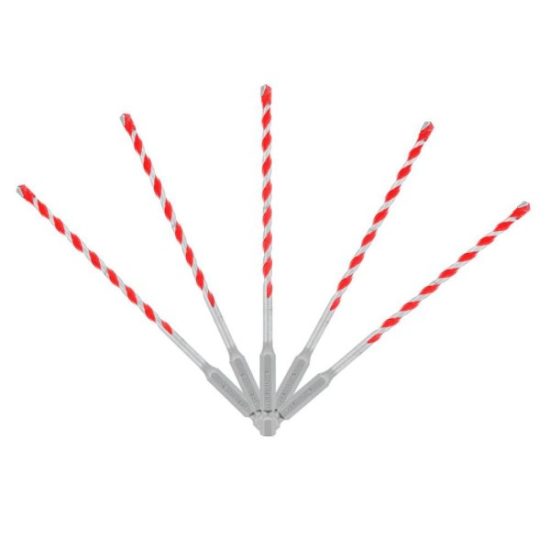Diablo SPEEDemon 3/16 In. x 6 In. Red Granite Carbide Rotary Hammer Drill Bit (5-Pack)