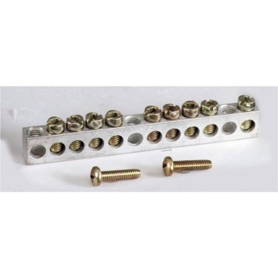 Square D 9-Terminal QO & Homeline Aluminum Ground Bar Kit