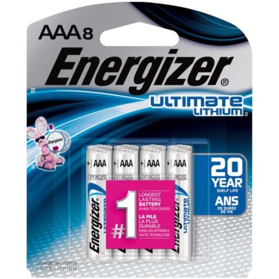 Energizer Ultimate AAA Lithium Battery (8-Pack)