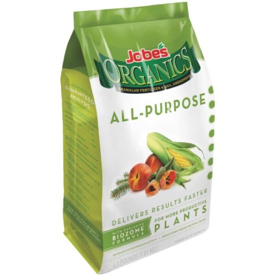 Jobes Organics 4 Lb. 4-4-4 Dry Plant Food