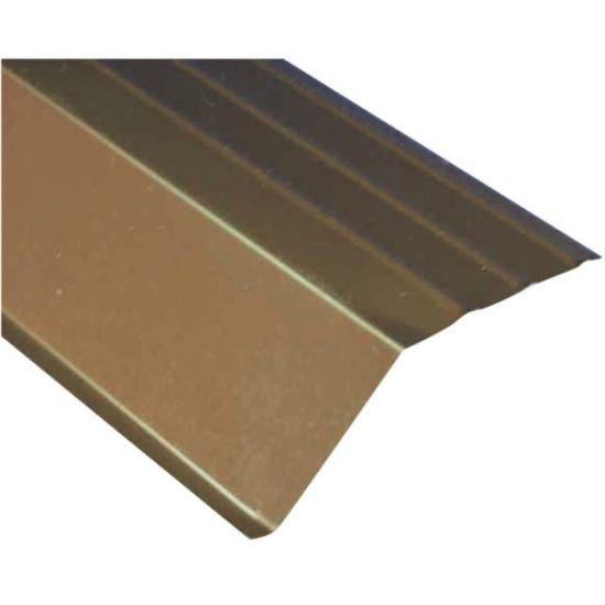 Amerimax 5 In. Galvanized Steel Roof Apron Flashing, Brown
