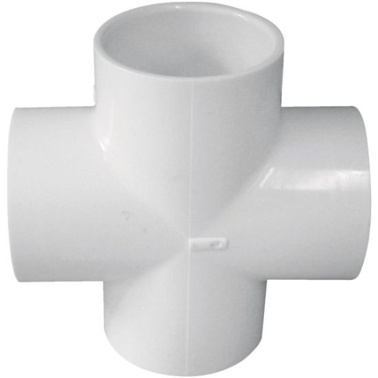 Charlotte Pipe Schedule 40 2 in. PVC Pipe Cross