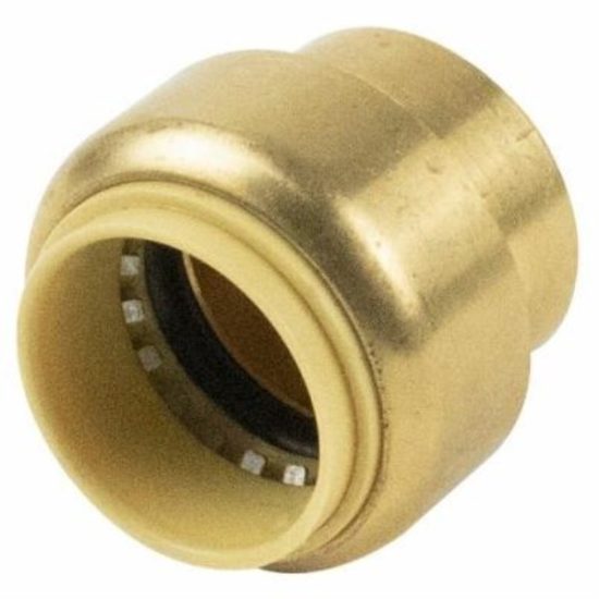 ProLine 3/4 In. Brass Push Fit Cap
