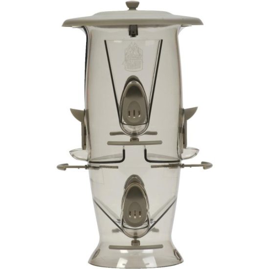 Stokes Select Abundance Gray Plastic 6 Lb. Capacity Tube Bird Feeder