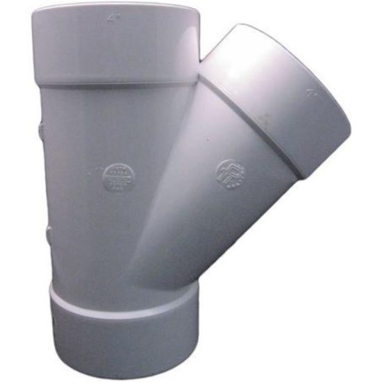 IPEX Canplas SDR 35 Hub 4 In. PVC Sewer and Drain Wye