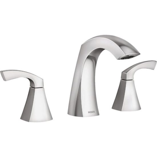 Moen Lindor Chrome 2-Handle Widespread Bathroom Faucet