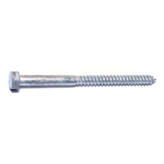 5/16  x 4-1/2  Hot Dip Galvanized Hex Head Lag Screws HLSHS-351 (50 pcs.)
