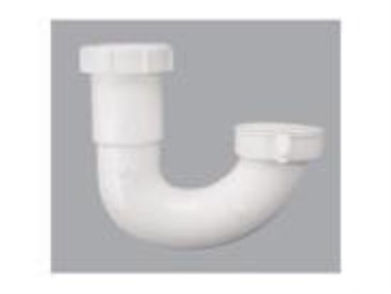 Do it Best 1-1/2 In. or 1-1/4 In. White Plastic J-Bend, Bagged