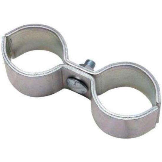 National 2 In. Zinc Plated Steel Universal Pipe Clamp