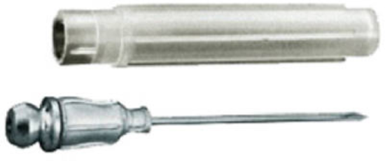 Plews Lubrimatic 1-1/2" 18 Ga Stainless Steel Injector Needle