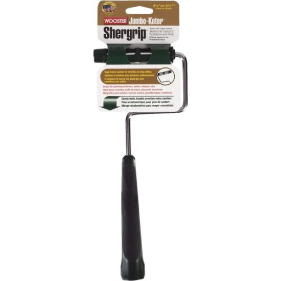 Wooster Jumbo-Koter Shergrip 4-1/2 In. & 6-1/2 In. Easy Roll Threaded Roller Frame