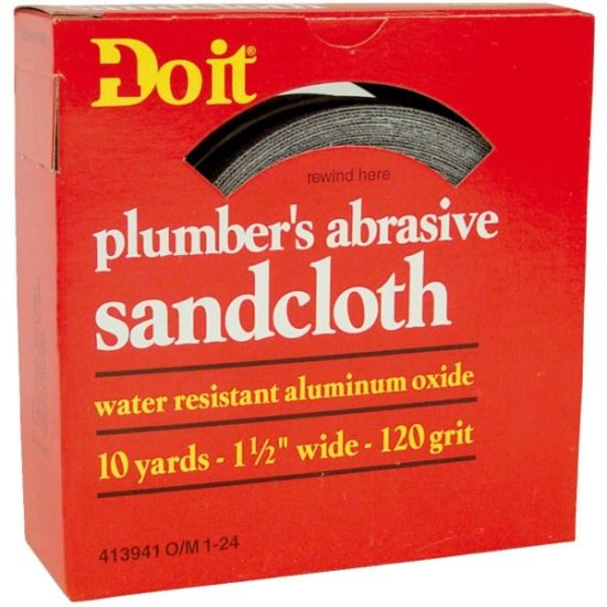 Do it 1-1/2 In. x 10 Yd. 120-Grit Plumber's Abrasive Sand Cloth