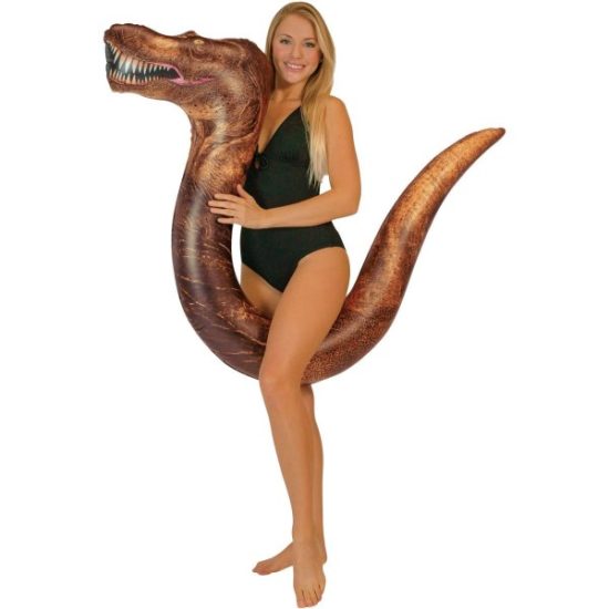PoolCandy T-Rex Ride-On Noodle Pool Float