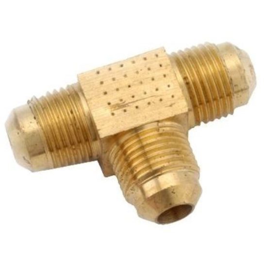 Anderson Metals 3/8 In. Forged Flare Brass Tee