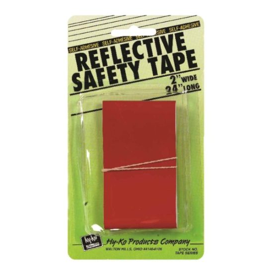 Hy-Ko 2 In. W. x 24 In. L. Red Reflective Safety Tape