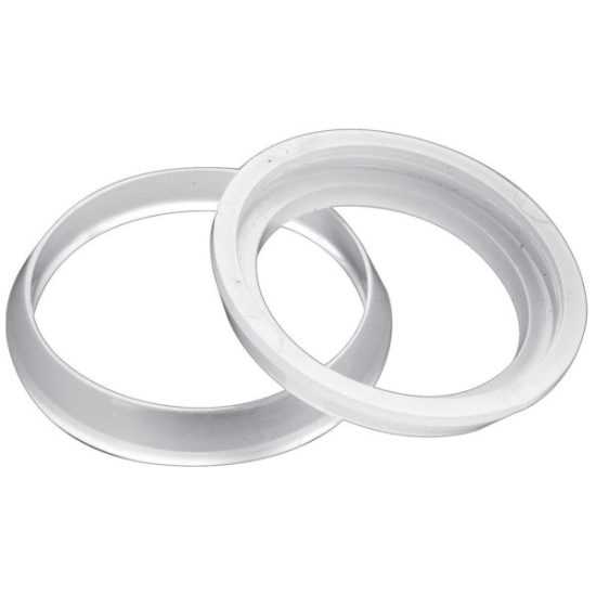 Do it 1-1/2 In. x 1-1/4 In. Clear Poly Slip Joint Washers (2-Pack)