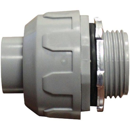 Sigma Engineered Solutions ProConnex 1/2 In. Straight Non-Metallic Liquid Tight Connector