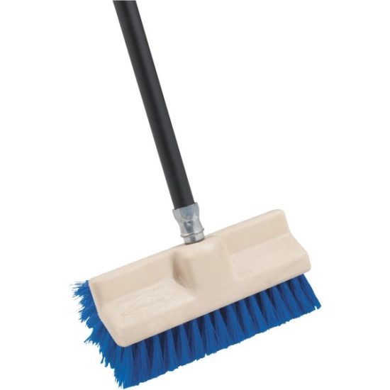 Wolman Wood Worx Deck Brush with 5 Ft. Handle