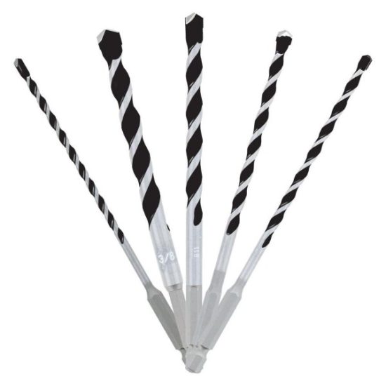 Diablo Multi-Material Carbide-Tipped Rotary Hammer Drill Bit Set (5-Piece)